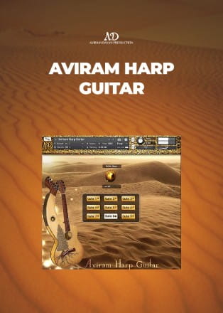 Aviram Dayan Aviram Harp Guitar Website Poster