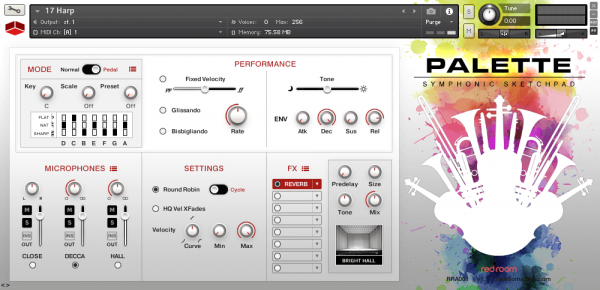palette symphonic sketchpad - red room audio
