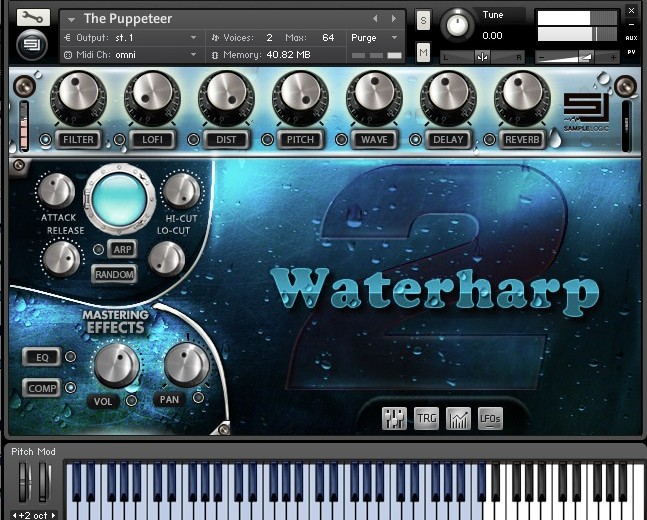 waterharp 2 by sample logic