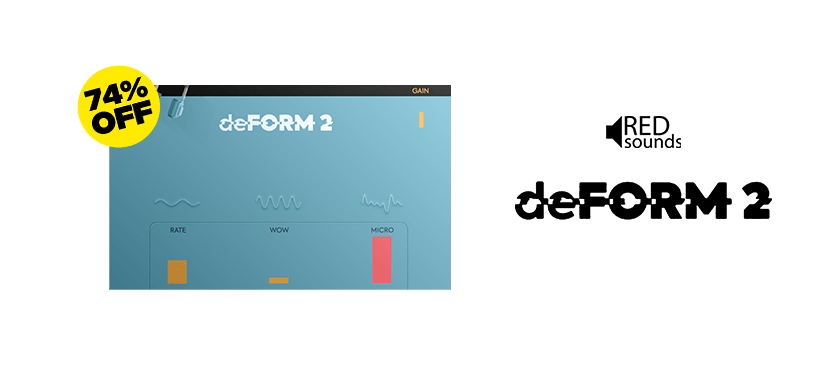 deForm 2 FX Plugin (VST3,AU) by Red Sounds