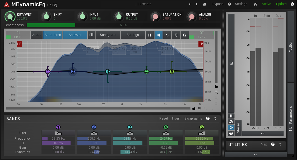 MDynamicEQ Sidechain Compression