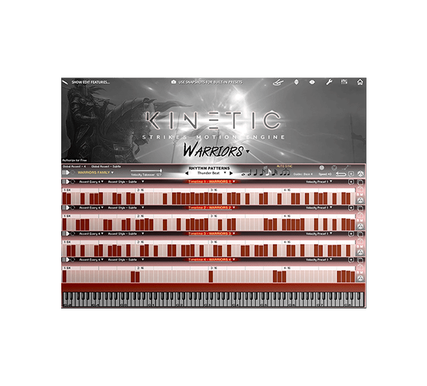 Kinetic Percussion Motion Engine by Kirk Hunter Studios