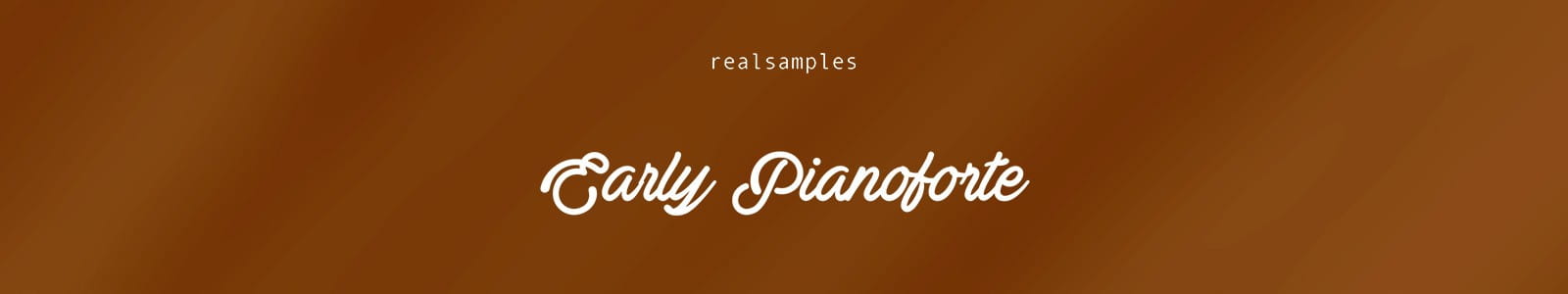 Real Samples Pianoforte Website Header