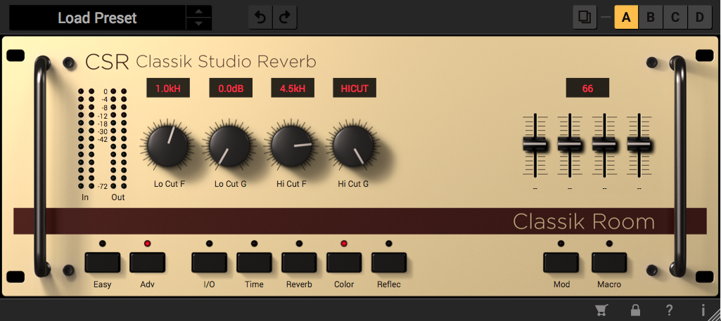 CSR Room Reverb T-Racks 5 SE