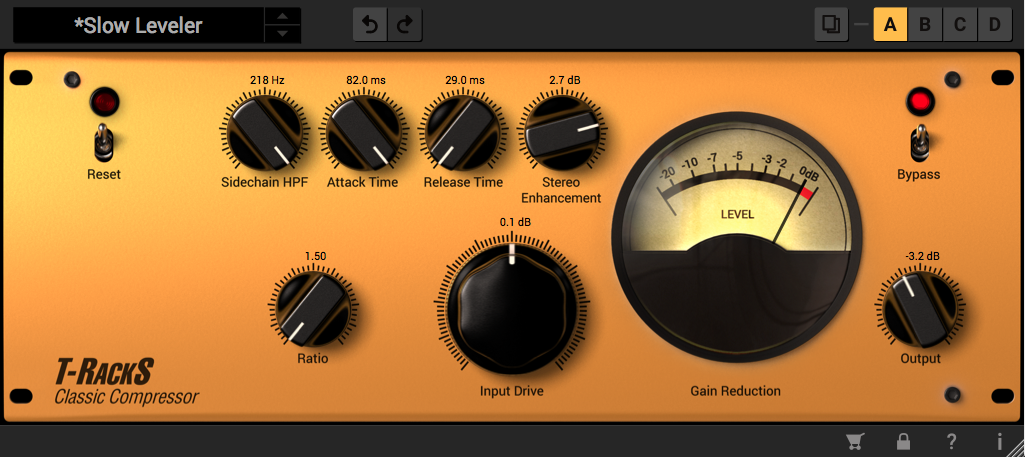 Classic Compressor Leveling Setting