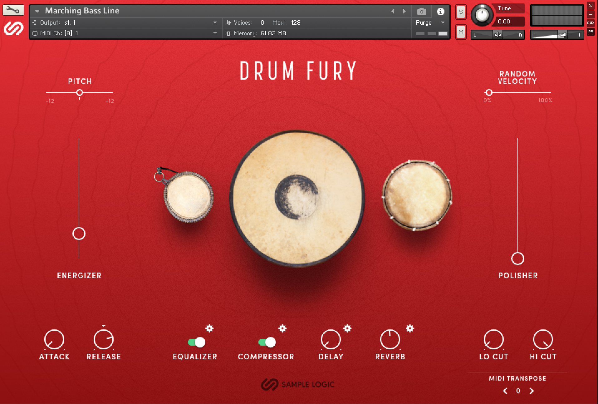 Sample Logic Drum Fury