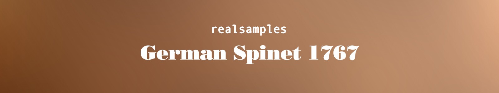 Realsamples German Spinet 1767