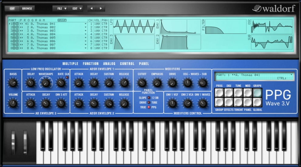 Waldorf WAVE PPG Synth