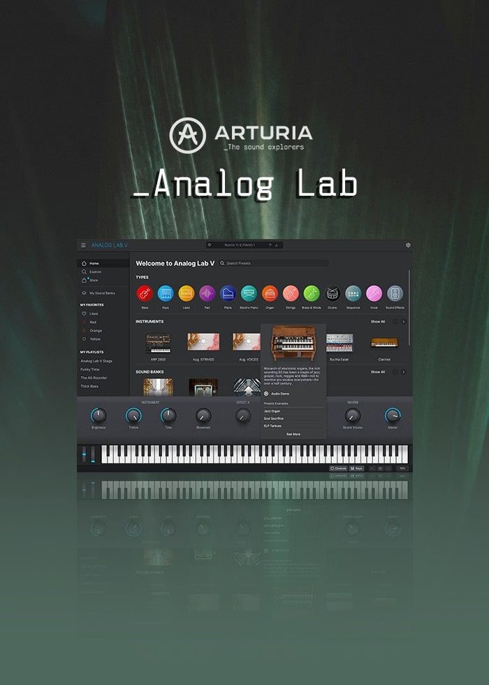 Analog Lab Pro + Beats Exploration Sound Pack by Arturia