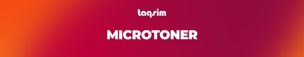 TAQSIM Microtoner Header