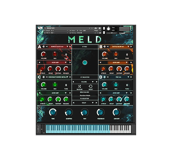 MELD - Kontakt Pads & Textures Sample Library