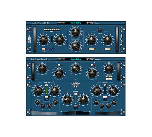 Blue Tubes Analog Chorus & Phaser Bundle by Nomad Factory