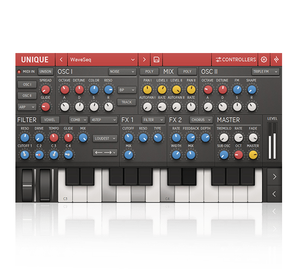 Unique Analog Synth by Sugar Bytes