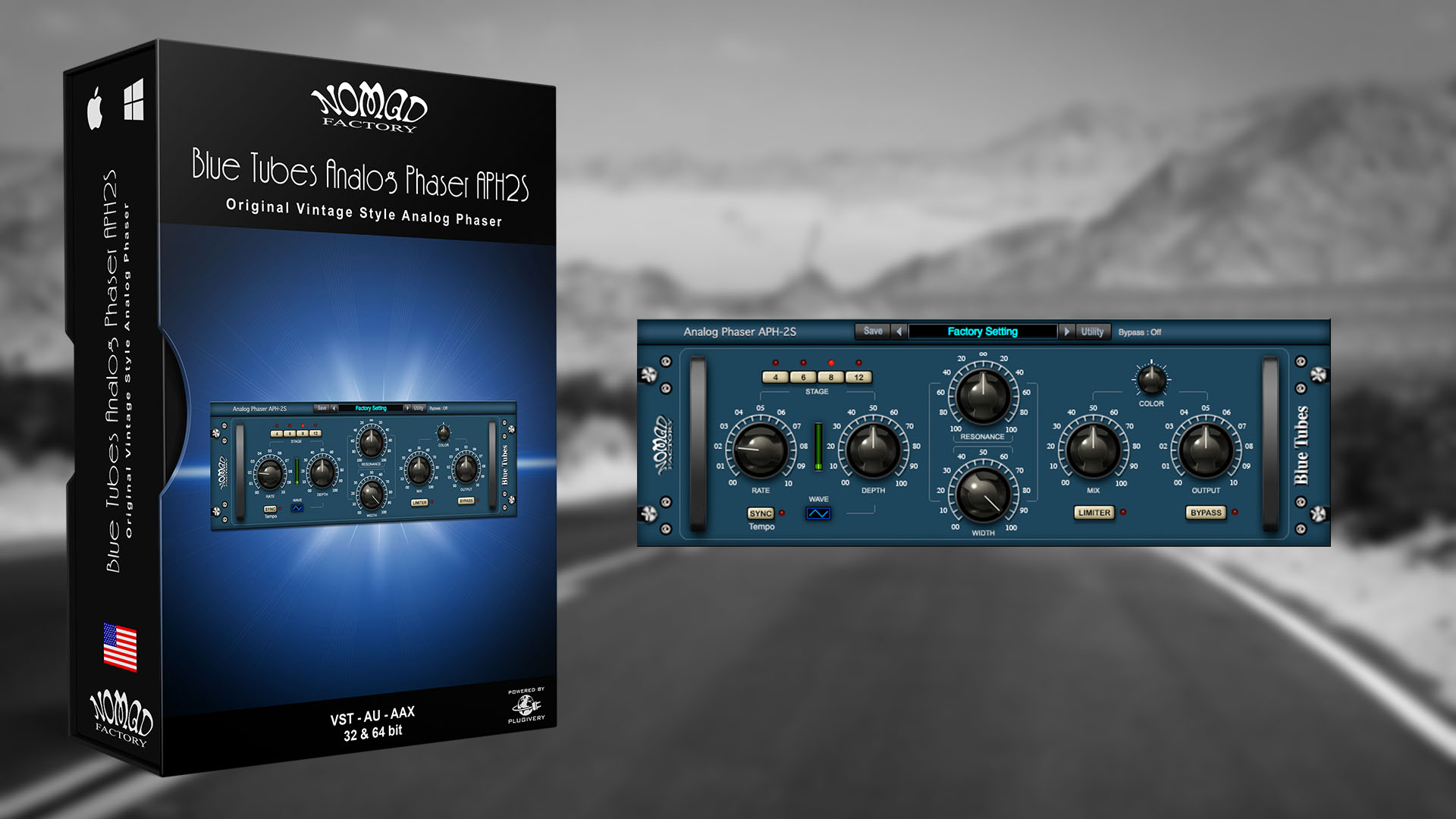 pv Blue Tubes Analog Phaser APHS home