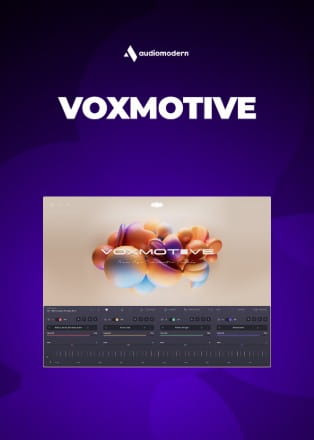 Audiomodern Voxmotive Website Poster