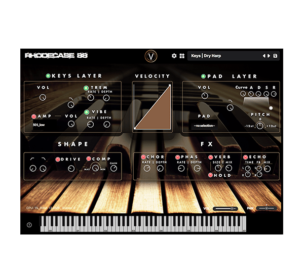 Rhodecase88 by Virtuescape Audio