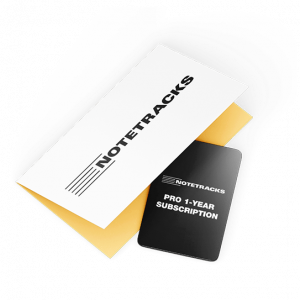 NoteTracks Pro 1 Year Subscription