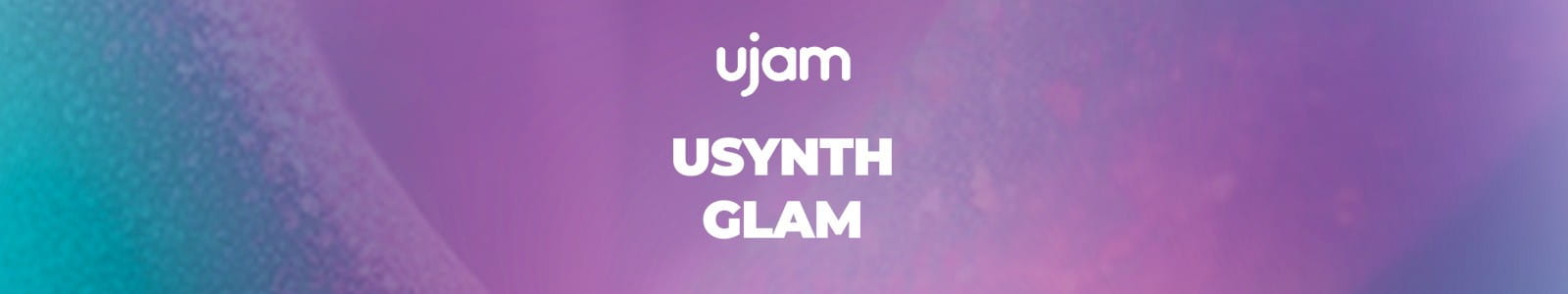 UJAM USynth Glam Website Header