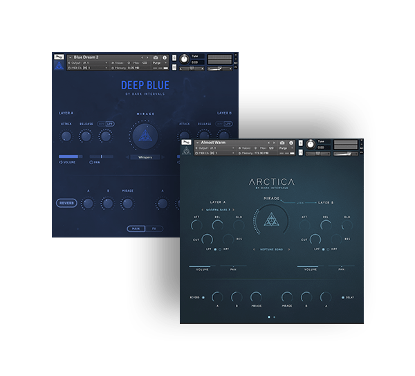 Deep Blue + Arctica Bundle by Dark Intervals