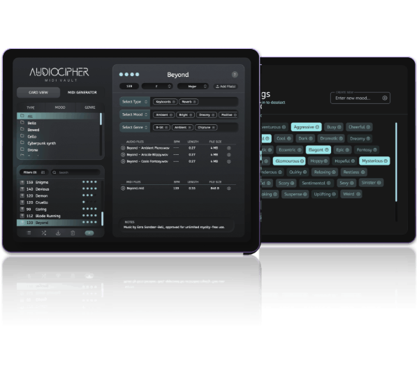 Audiocipher Midi Vault box shot