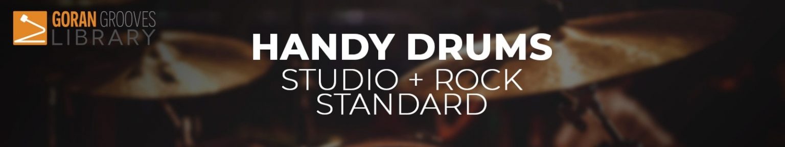 Goran Grooves Handy Drums Studio Standard v2 + Rock Standard v2 Bundle