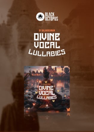 Black Octopus Divine Vocal Lullabies by Balakrishnan poster min