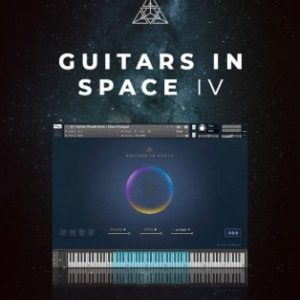 Dark Intervals Guitars in space poster min
