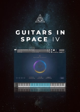 Dark Intervals Guitars in space poster min