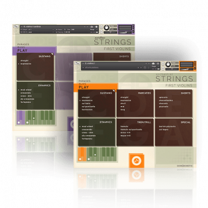 Sonokinetic Orchestral Strings & Sordino Strings bundle box shot min
