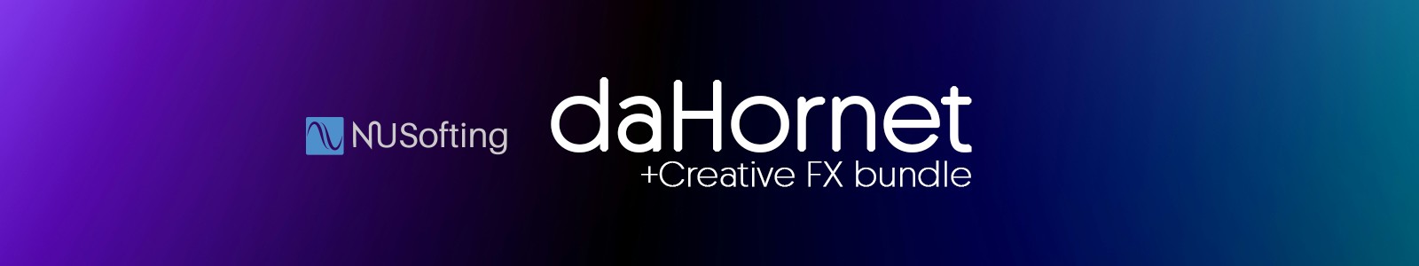 NuSofting DaHornet + Creative FX Bundle header min
