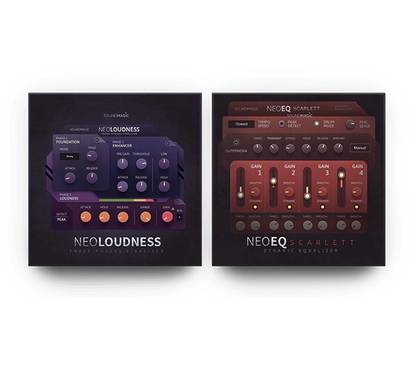SoundMagic Dynamic + NEO Loudness + NEO EQ Scarlett box shot min
