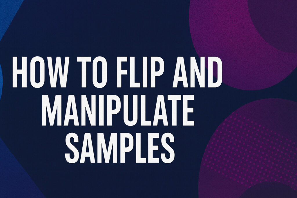 Flipping and Manipulating Sample