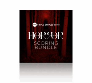Simple samples audio Horror Scoring Bundle box shot min