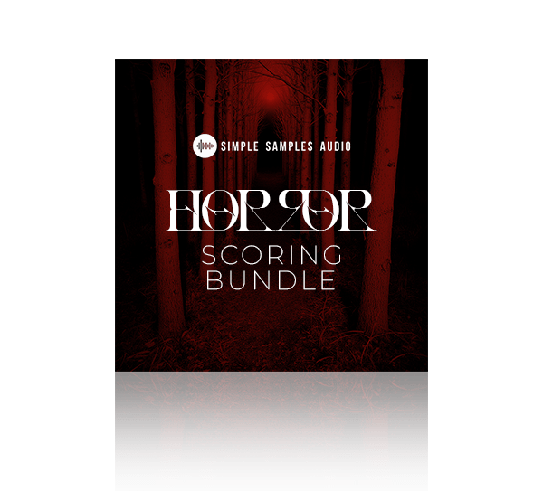 Simple samples audio Horror Scoring Bundle box shot min