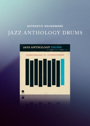 Authentic Soundware Jazz Anthology Drums poster min