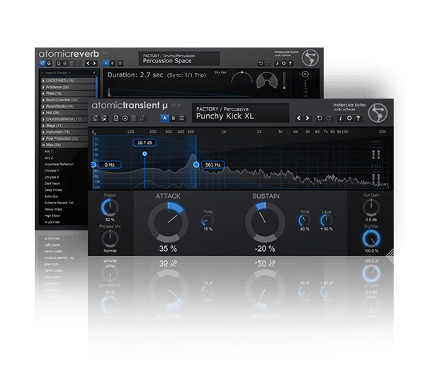 Molecular Bytes AtomicTransient Micro + AtomicReverb Bundle box shot min