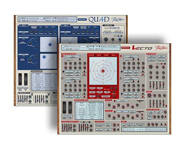 Rob Papen Vecto+Quad Synth Bundle box shot min