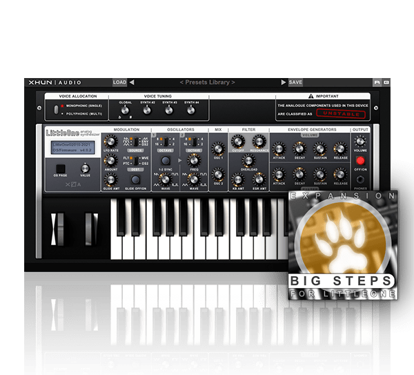 Xhun Audio LittleOne + Big Steps Expansion box shot min