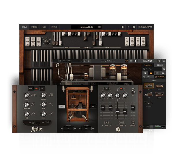 IK Multimedia Hammond BX+Leslie Collection box shot min