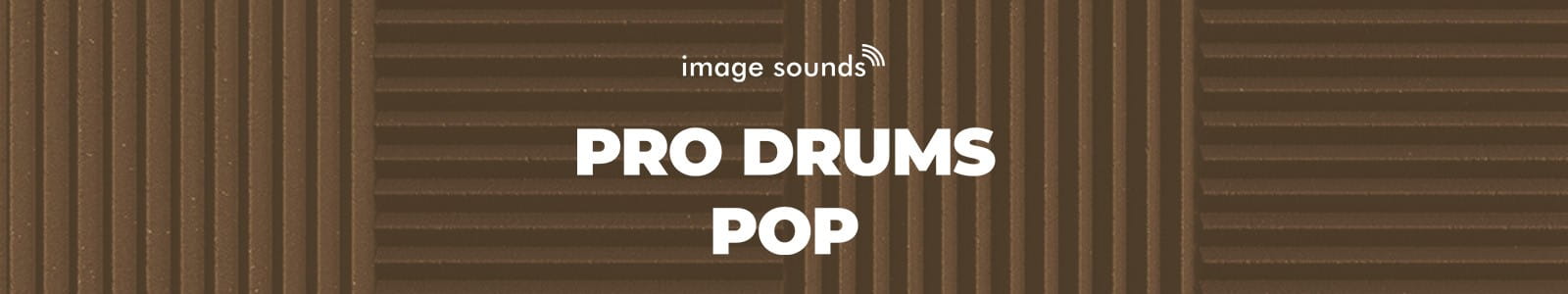 Image Sounds Pro Drums Pop Website Header