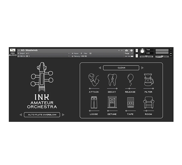 Ink Audio Amateur Orchestra Website Box Shot