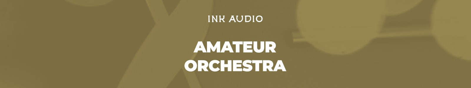 Ink Audio Amateur Orchestra Website Header