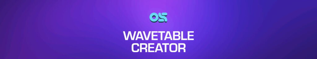 Ocean Swift Wavetable Creator Website Header