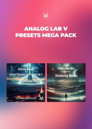 Vicious Antelope Analog Lab V Presets Mega Pack Poster