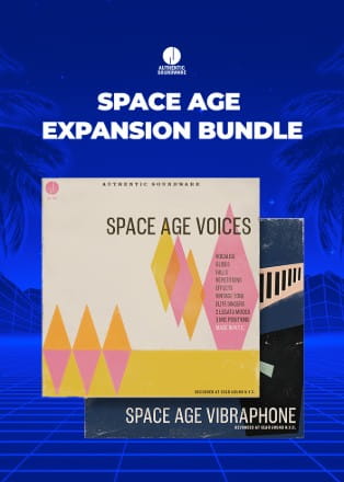 Authentic Soundware Space Age Expansion Bundle Website Poster