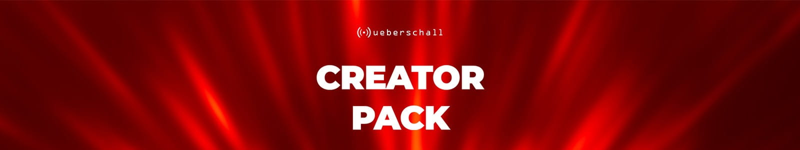 Ueberschall Creator Pack Website Header