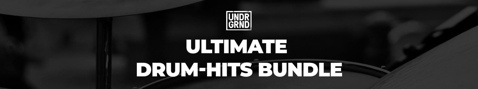 Undrgrnd Sounds Ultimate Drum Hits Bundle Website Header