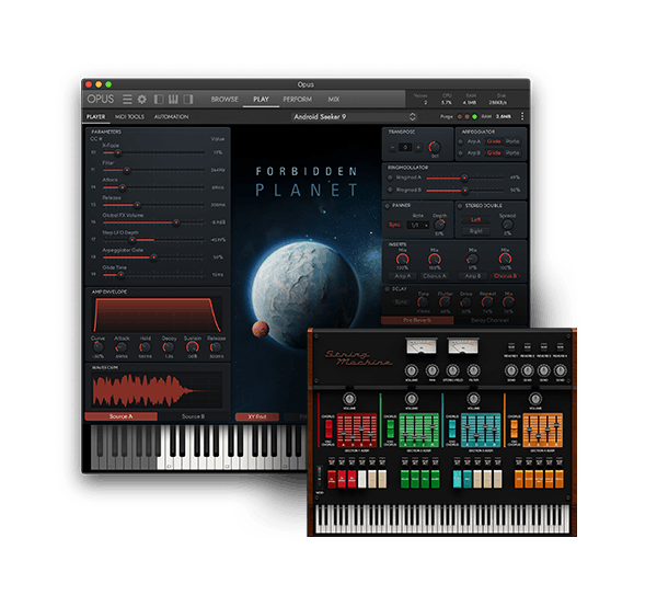 EastWest Sounds Forbidden Planet+String Machine free box shot