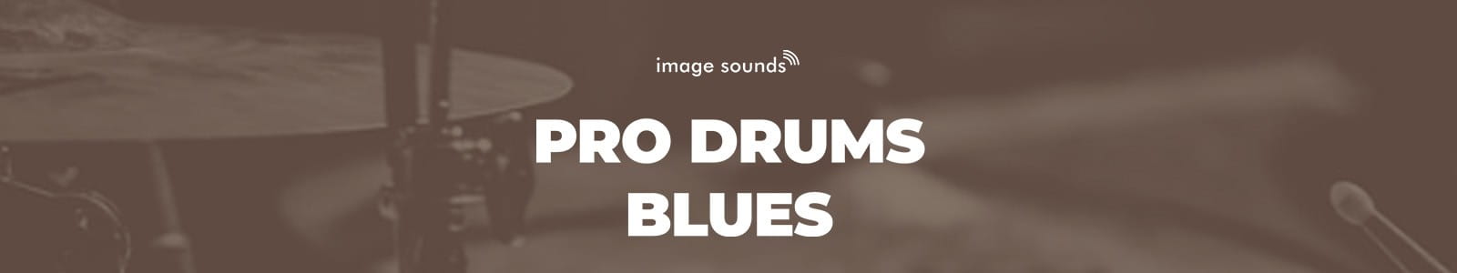Image Sounds Pro Drums Blues Header