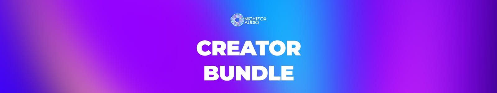 Nightfox Audio Creator Bundle Website Header